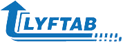 Logga i blått för Lyftab