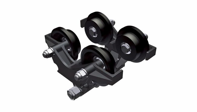 Odriven löpvagn I-balk