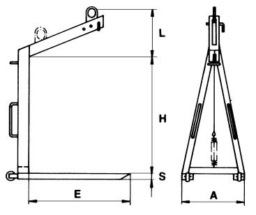 Lyftgaffel 300 – 2500 kg